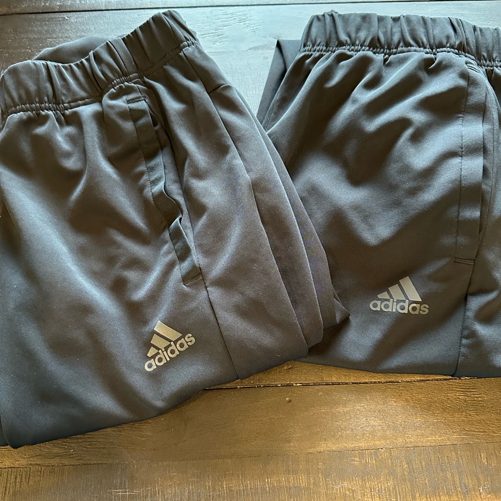 2 PAIR - Adidas AeroReady track pants